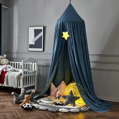 Hanging Mesh Canopy Net for Kids Nursery Bedroom Decor