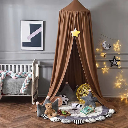 Hanging Mesh Canopy Net for Kids Nursery Bedroom Decor