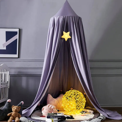 Hanging Mesh Canopy Net for Kids Nursery Bedroom Decor