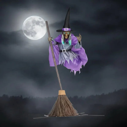 Hanging Witch Yard Prop for Halloween Decoration