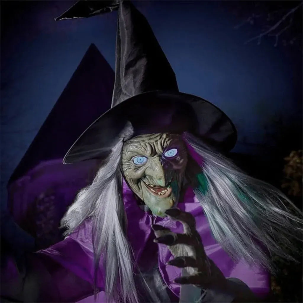 Hanging Witch Yard Prop for Halloween Decoration
