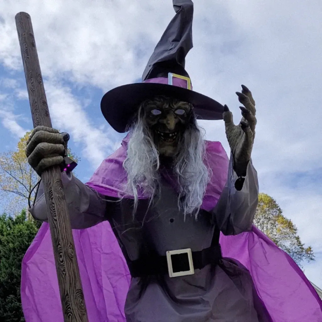 Hanging Witch Yard Prop for Halloween Decoration