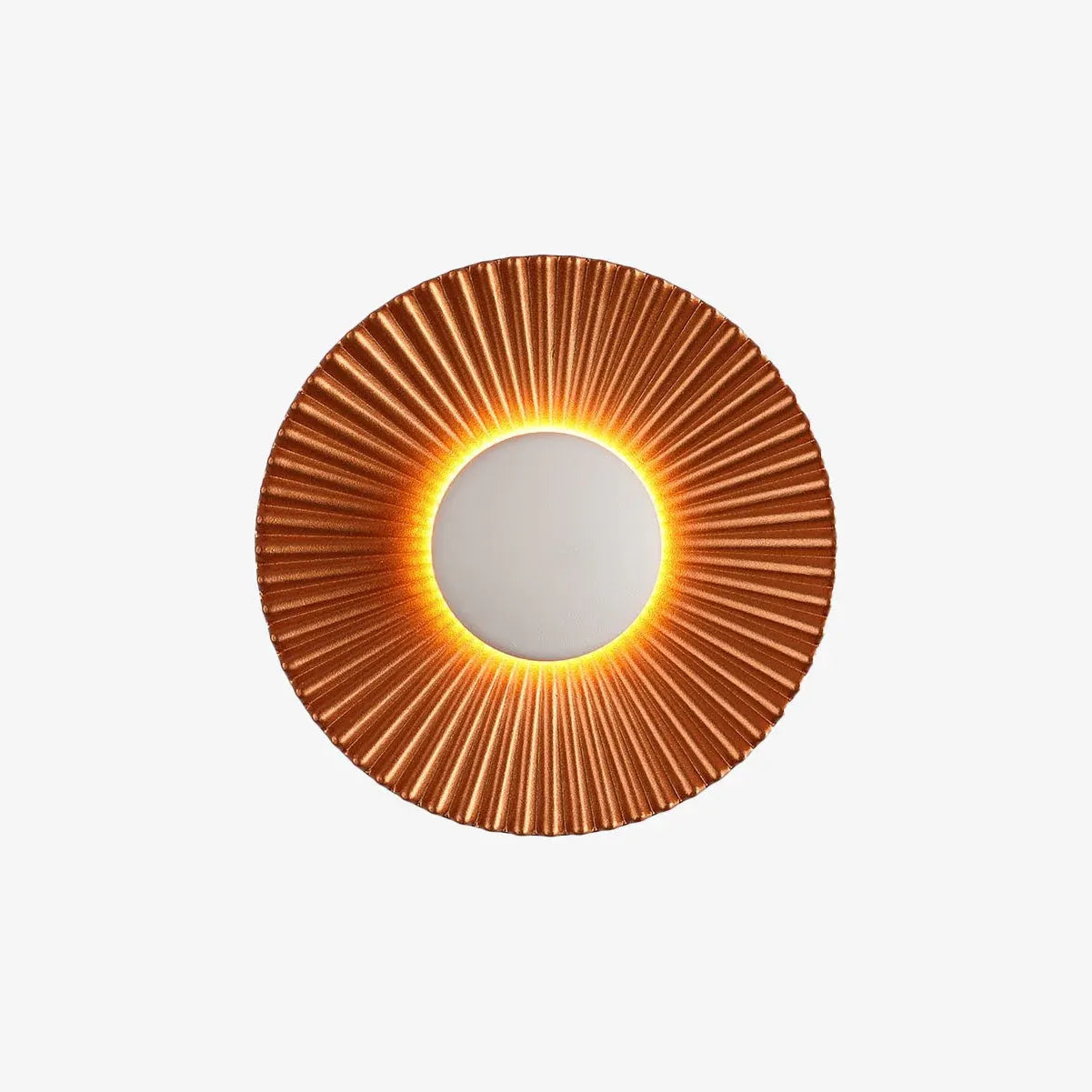 Hasna SunRay Sconce | Modern Metallic Sunburst Wall Light Design