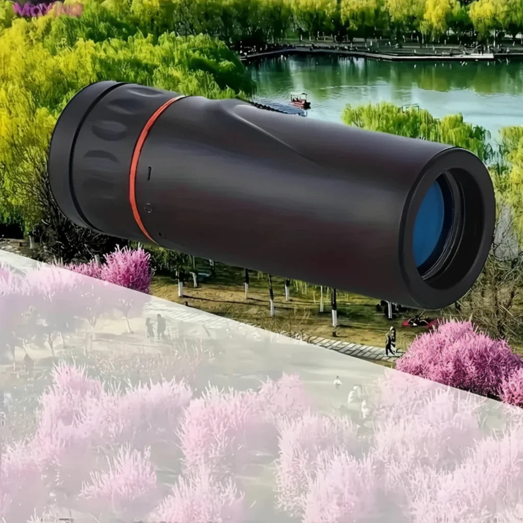 HD 2000x25 Compact Zoom Monocular Telescope for Outdoor Viewing