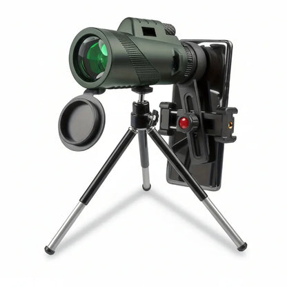 HD Monocular Scope with Phone Adapter Mount for Outdoor Viewing