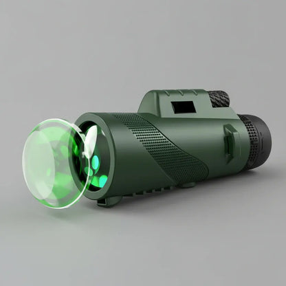 HD Monocular Scope with Phone Adapter Mount for Outdoor Viewing