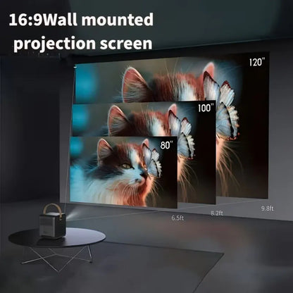 HD Widescreen Projection Screen for Movies & Sports Viewing