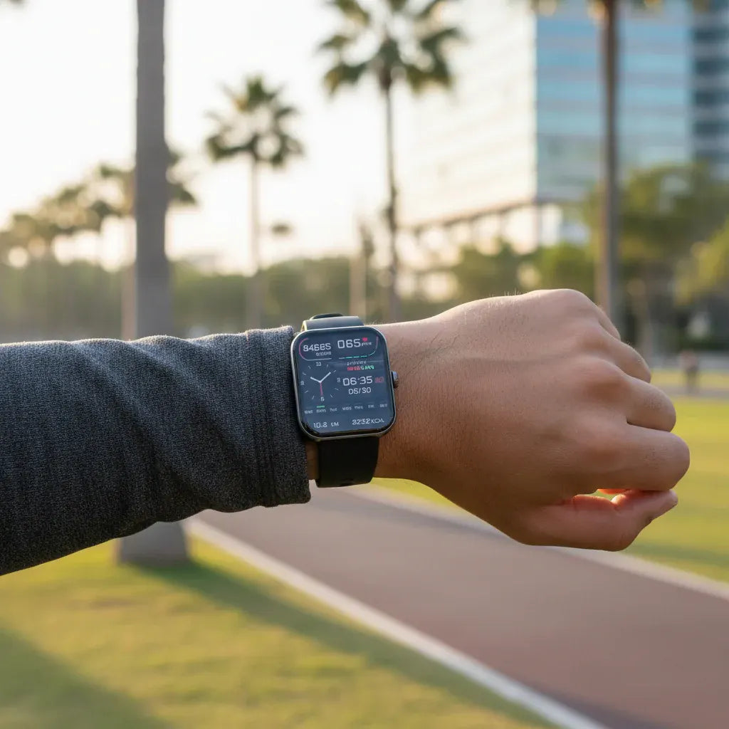 Health Monitor Smartwatch with Blood Pressure & Fitness Tracking