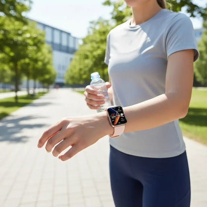 Health Monitor Smartwatch with Blood Pressure & Fitness Tracking