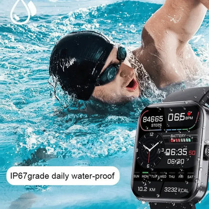 Health Monitor Smartwatch with Blood Pressure & Fitness Tracking