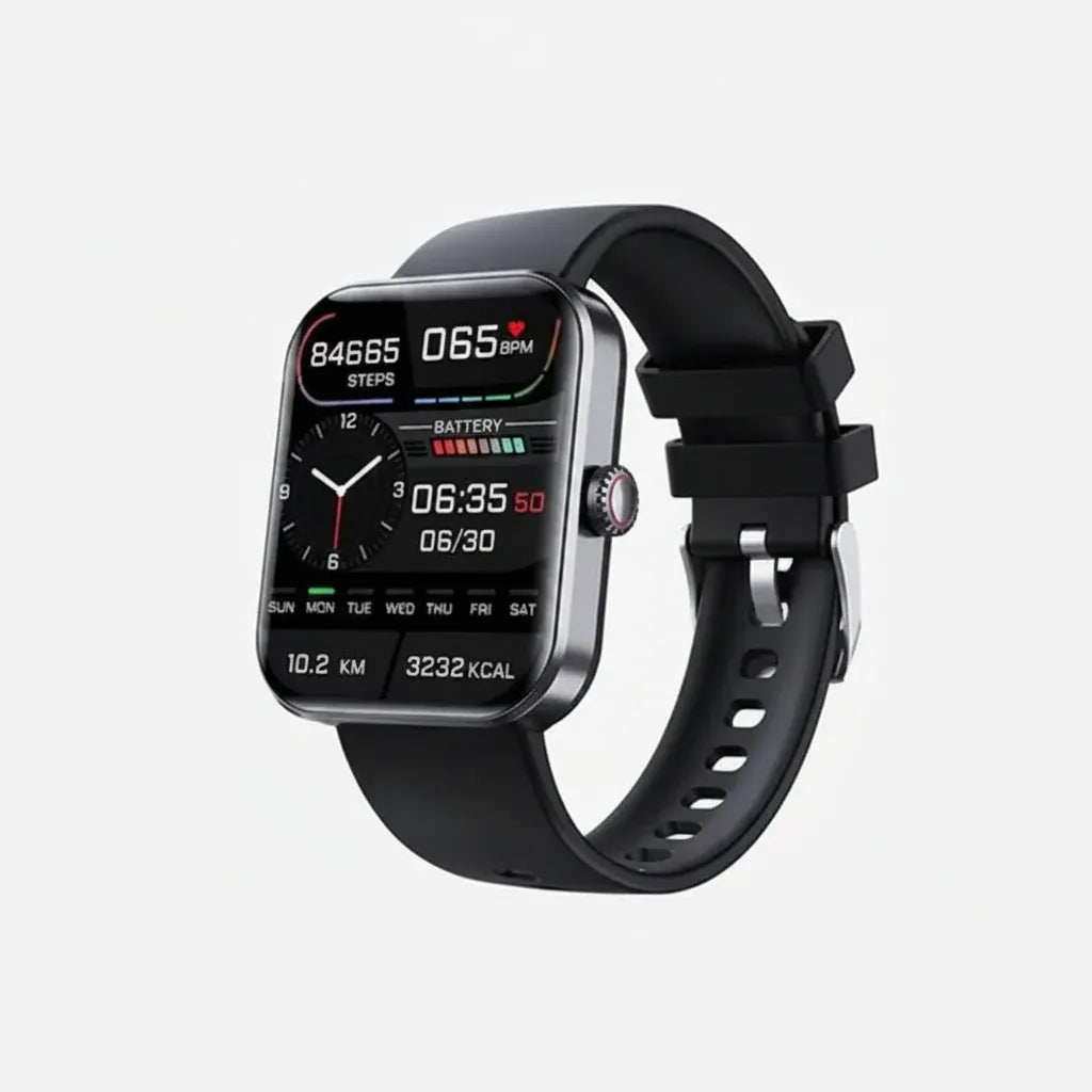 Health Monitor Smartwatch with Blood Pressure & Fitness Tracking