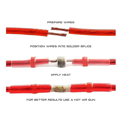 Heat Shrink Solder Sleeve Wire Connector Assortment Kit for Electrical Wiring