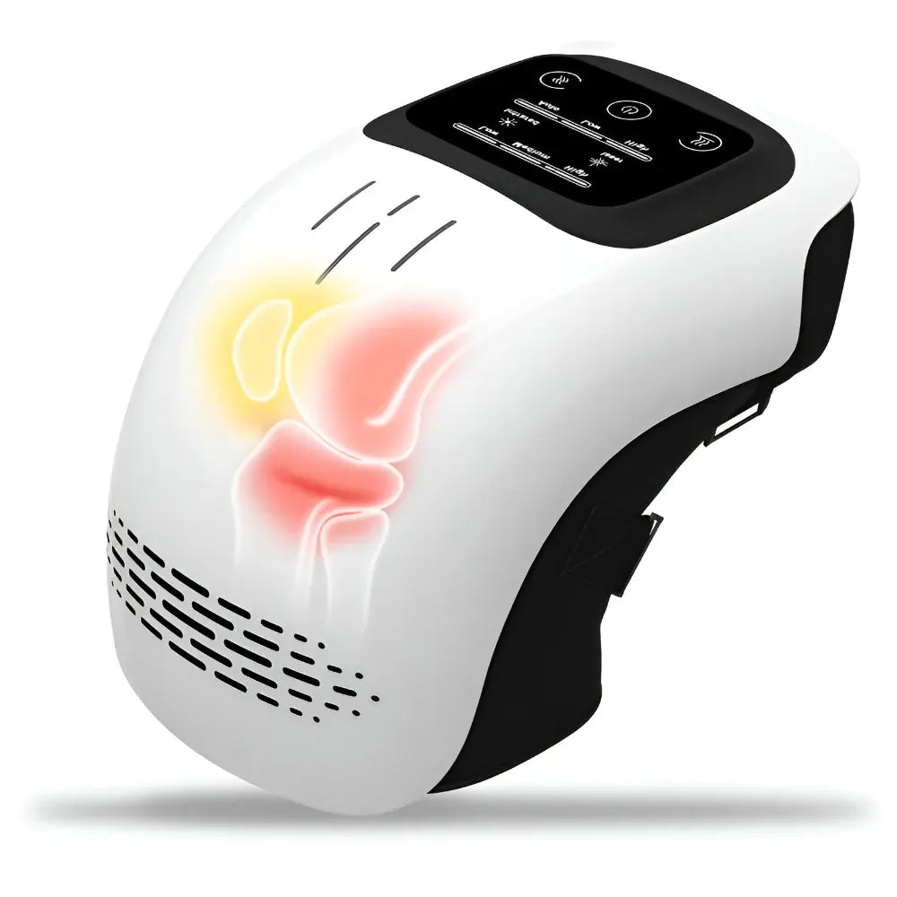 Heated Electric Knee Massager with Adjustable Compression Support