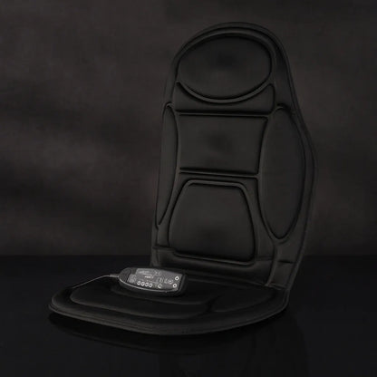 Heated Multi-Zone Massage Back Cushion for Car Seats & Chairs