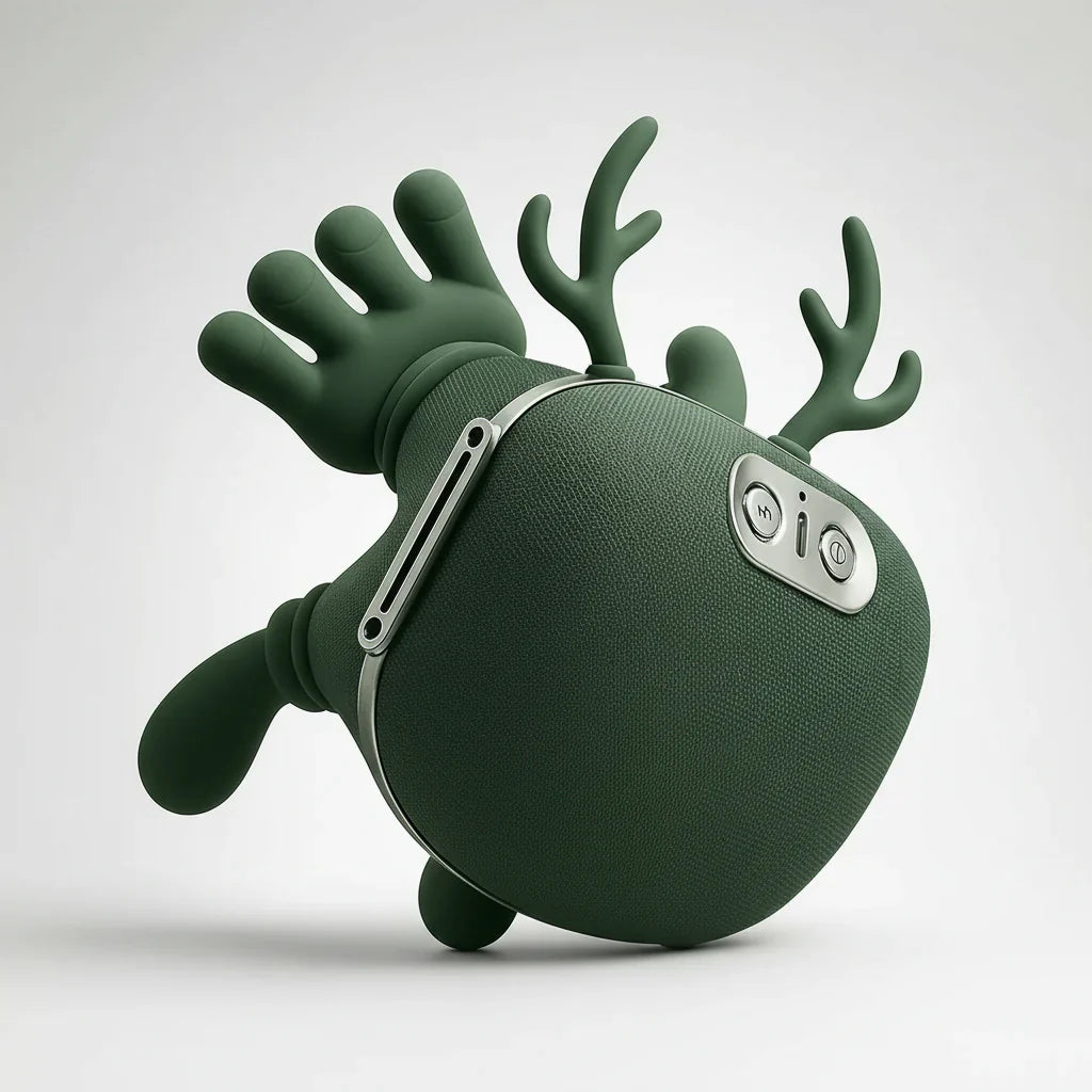 Heated Vibrating Portable Neck Massager Device