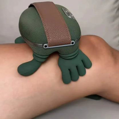 Heated Vibrating Portable Neck Massager Device