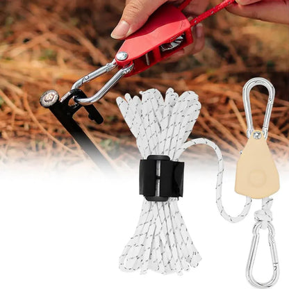 Heavy-Duty Camping Tarp Guy Line Rope for Quick Shelter Setup
