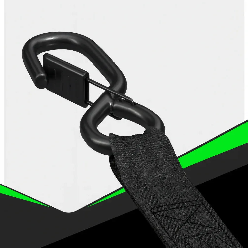 Heavy-Duty Retractable Cargo Tie-Down Straps with Hooks Set