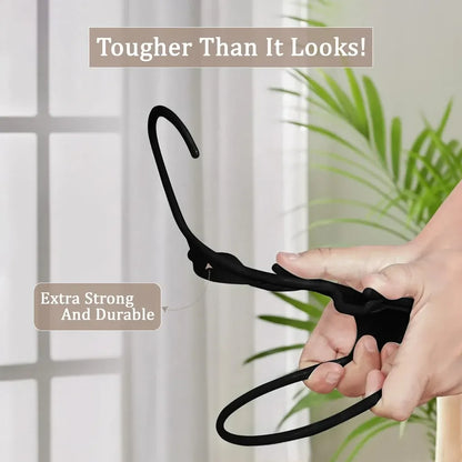 Heavy Duty Slim Plastic Clothes Hangers Closet Organizer Set