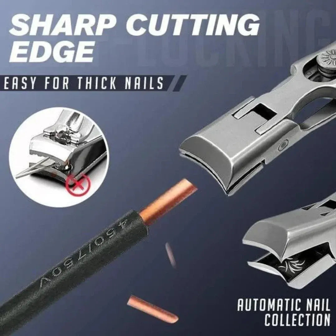 Heavy Duty Stainless Steel Wide Jaw Nail Clipper Trimmer