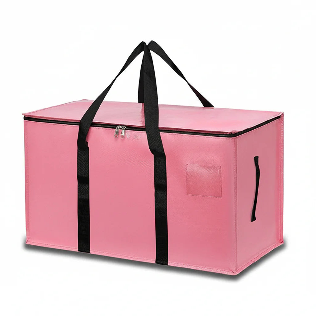 Heavy Duty Waterproof Zippered Storage Bags for Moving & Organization