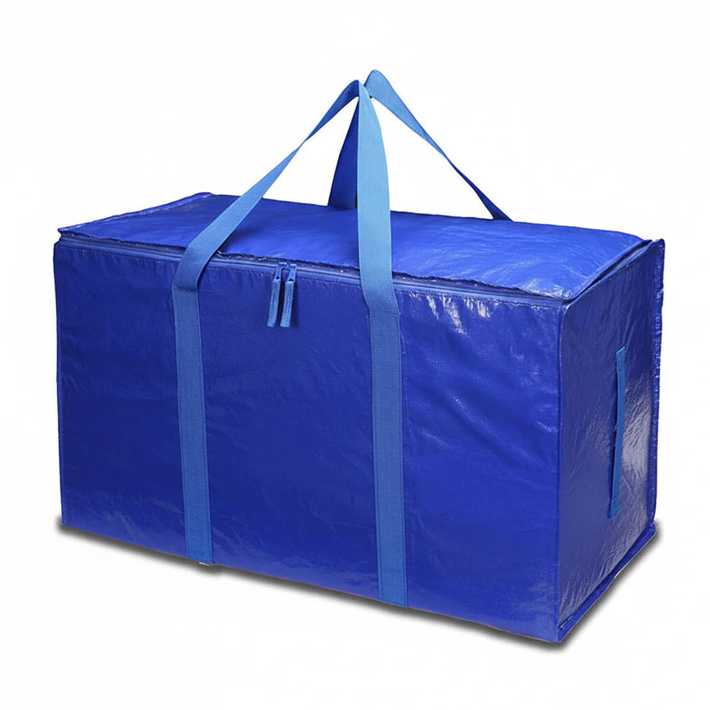 Heavy Duty Waterproof Zippered Storage Bags for Moving & Organization