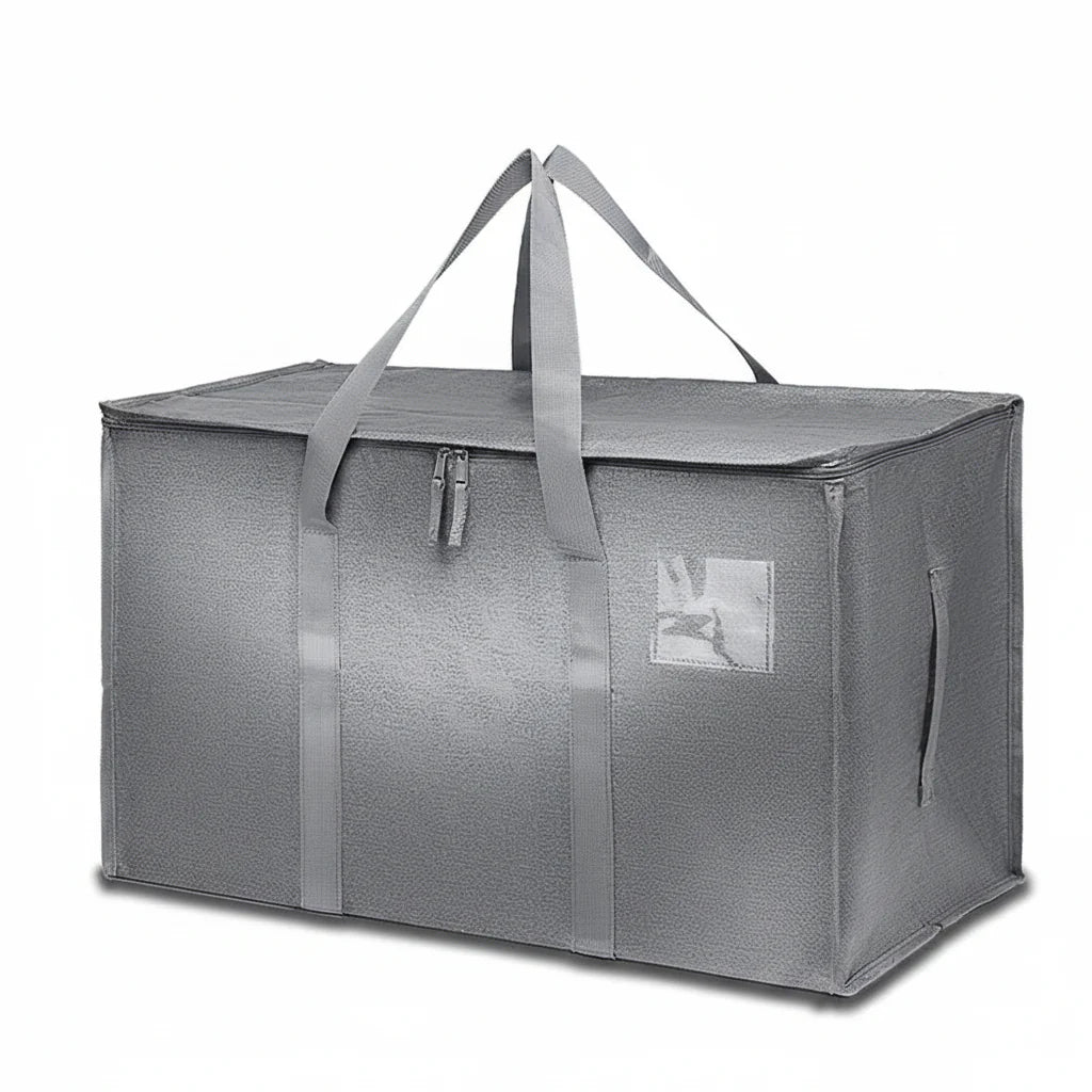 Heavy Duty Waterproof Zippered Storage Bags for Moving & Organization