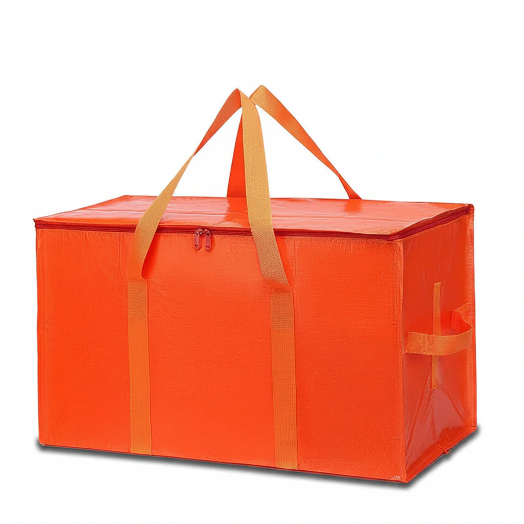 Heavy Duty Waterproof Zippered Storage Bags for Moving & Organization
