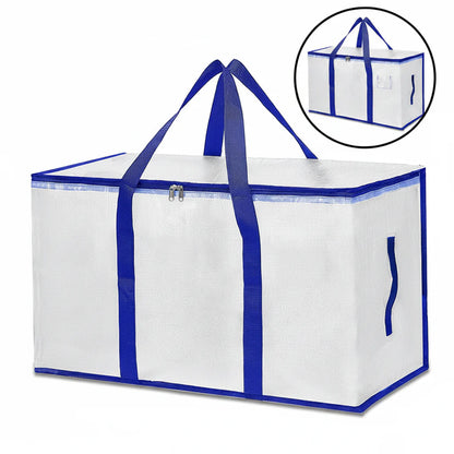 Heavy Duty Waterproof Zippered Storage Bags for Moving & Organization