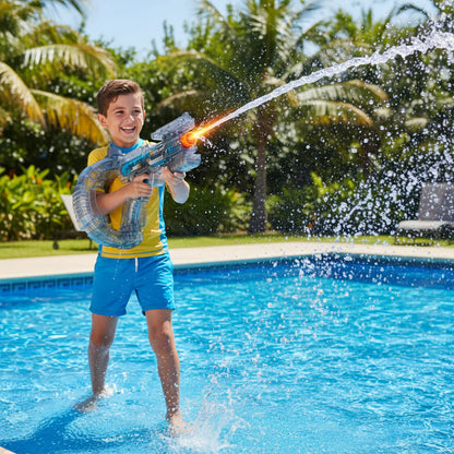 High Capacity Water Blaster Toy for Kids - Outdoor Fun Prank Squirt Gun