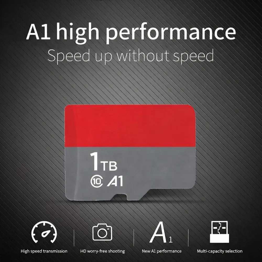 High-Speed 1TB Micro SD Card Adapter with Storage Memory