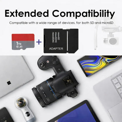 High-Speed 1TB Micro SD Card Adapter with Storage Memory