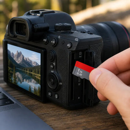 High-Speed 1TB Micro SD Memory Card with Adapter for Cameras and Phones