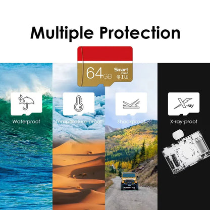 High-Speed Class 10 U3 UHS MicroSD TF Memory Card Compact Storage