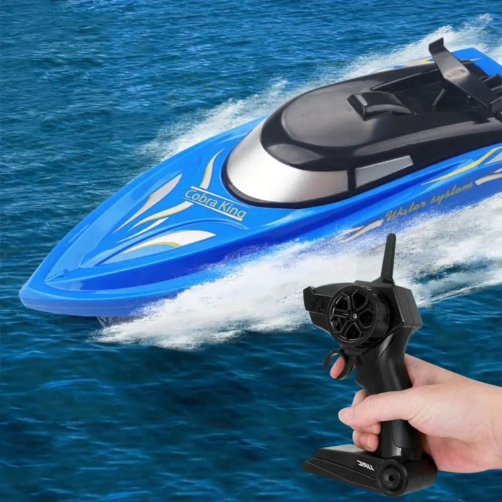 High-Speed RC Boat with Remote Control – Sharp Turning Racing Toy