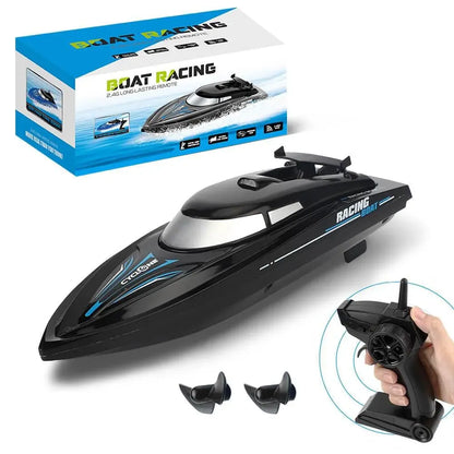 High-Speed RC Boat with Remote Control – Sharp Turning Racing Toy