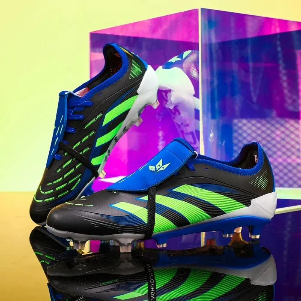 High-Top Football Boots for Grass & Indoor Training Soccer Cleats
