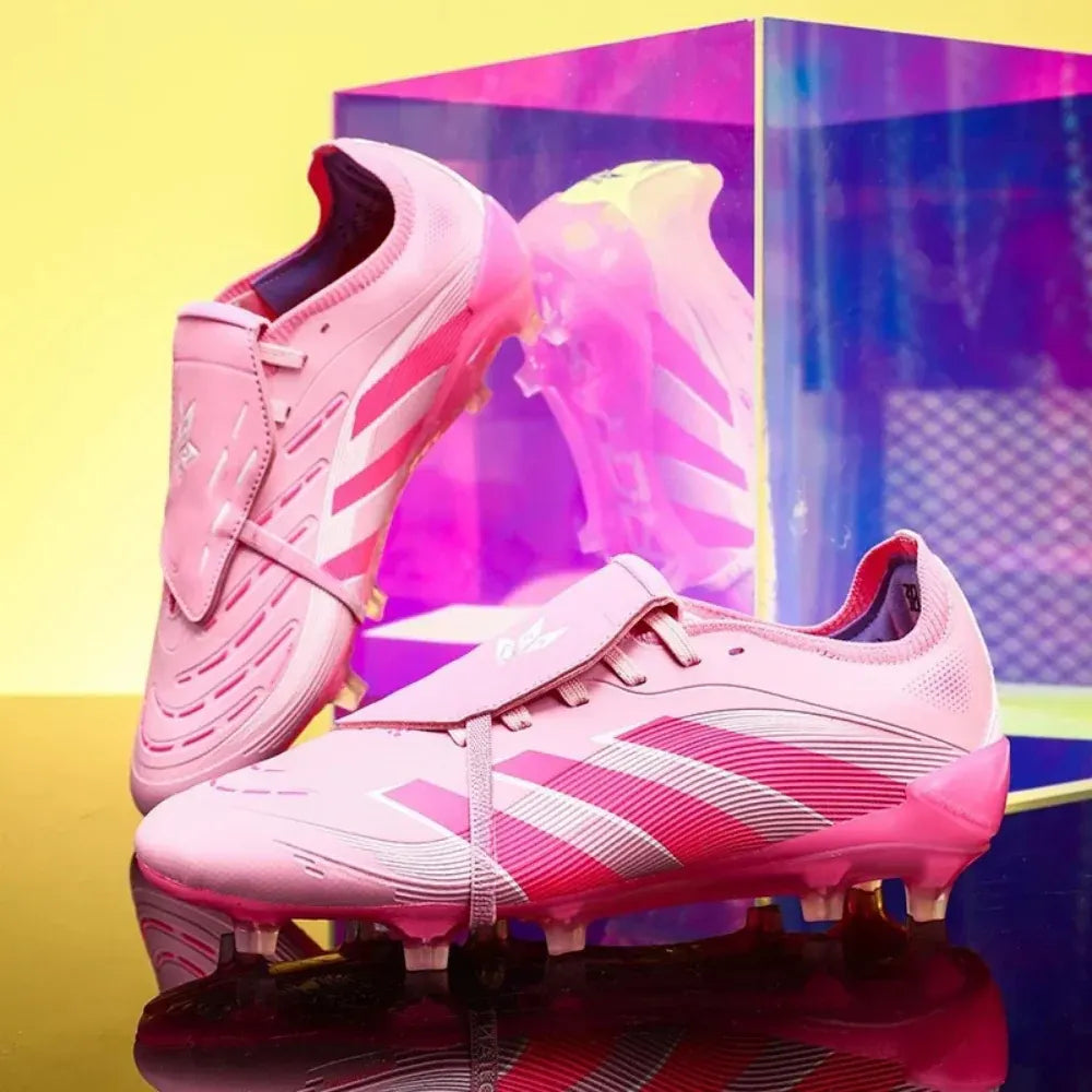 High-Top Football Boots for Grass & Indoor Training Soccer Cleats