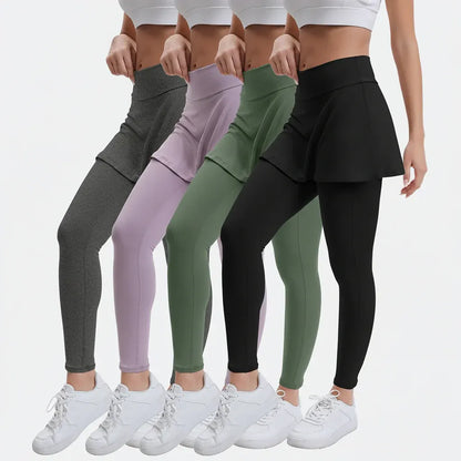 High-Waisted Flared Pickleball Yoga Pants – Stretch Leggings