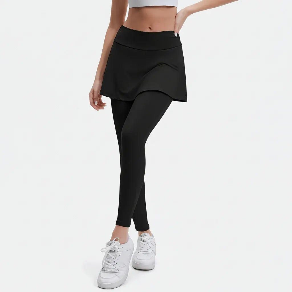 High-Waisted Flared Pickleball Yoga Pants – Stretch Leggings