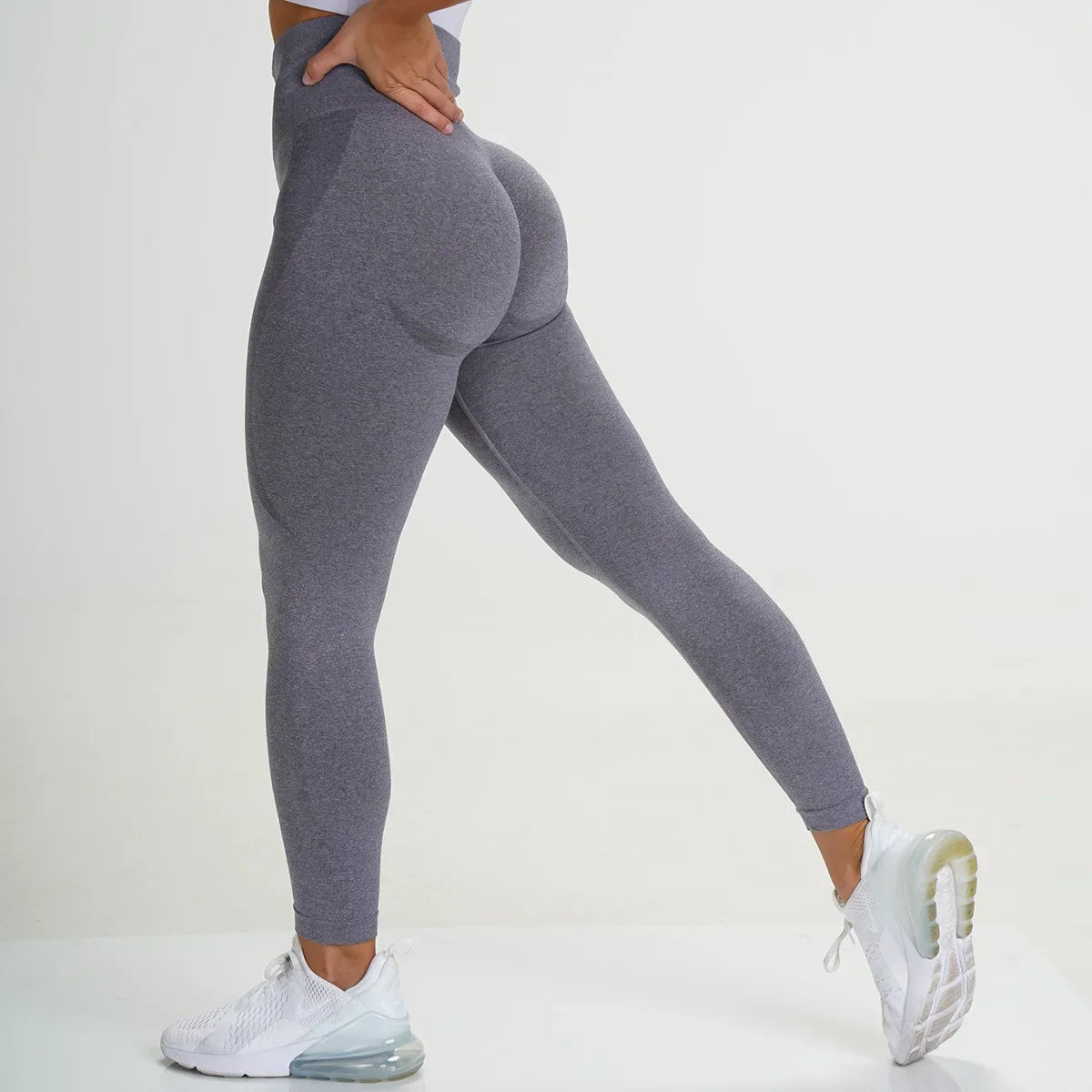 High-Waisted Seamless Pickleball Leggings - Stretch Athletic Yoga Pants