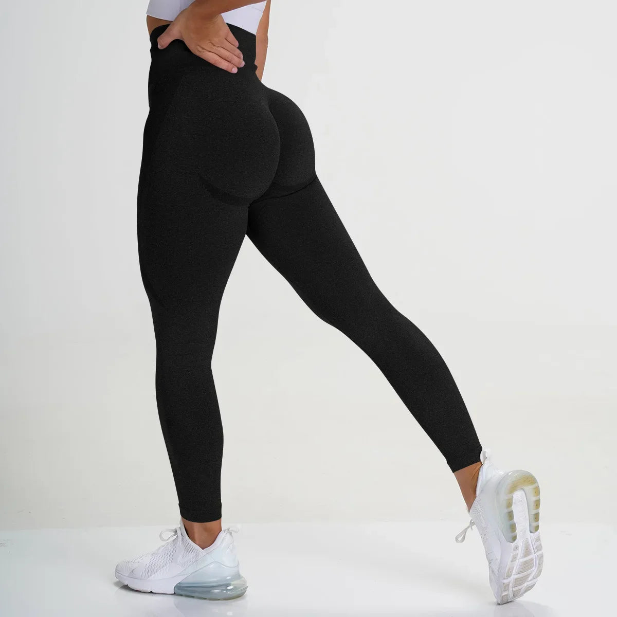 High-Waisted Seamless Pickleball Leggings - Stretch Athletic Yoga Pants