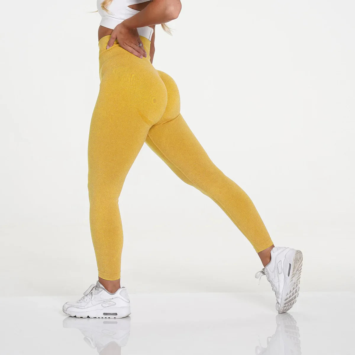 High-Waisted Seamless Pickleball Leggings - Stretch Athletic Yoga Pants
