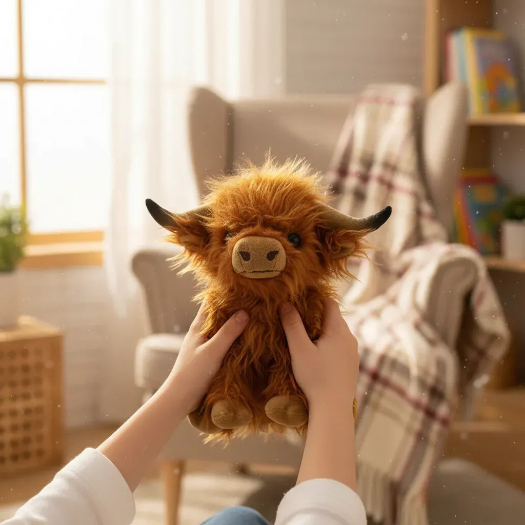 Highland Cow Soft Plush Stuffed Animal Toy