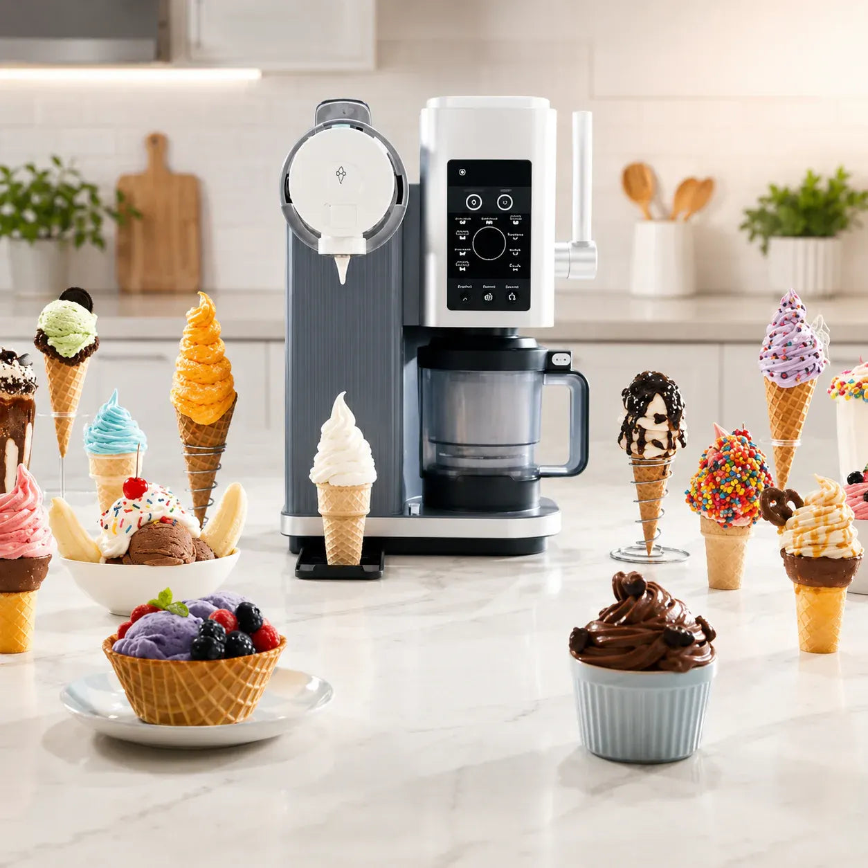 Homemade Frozen Yogurt & Sorbet Maker Kitchen Appliance