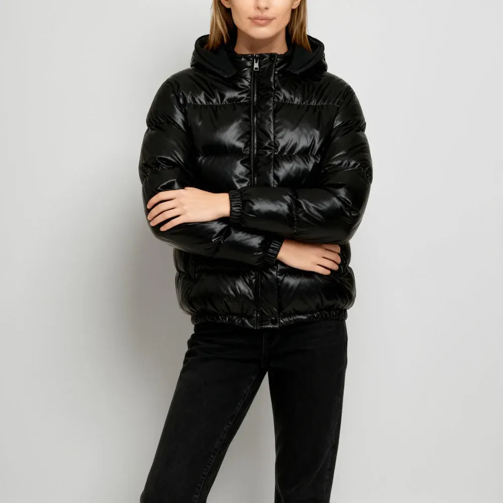Hooded Insulated Puffer Coat for Women - Winter Outerwear