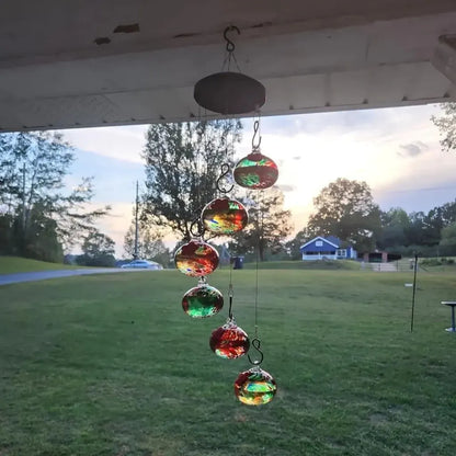 Hummingbird Wind Chime Garden Feeder Decoration