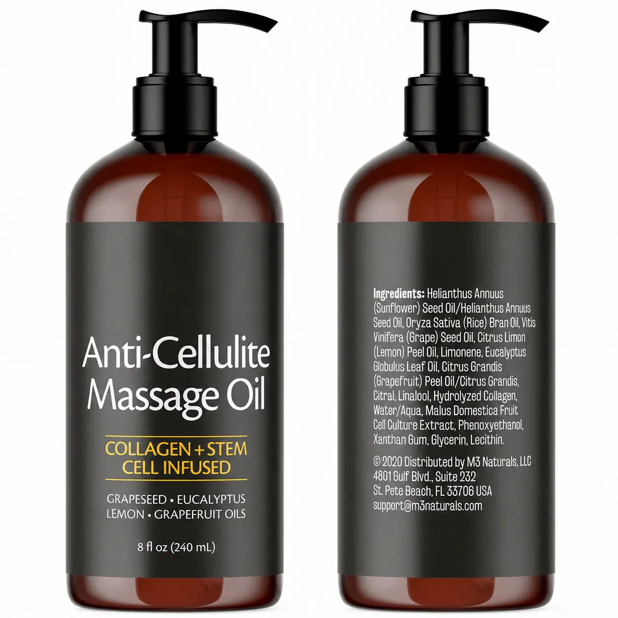 Hydrating Collagen Body Oil for Anti-Cellulite Treatment