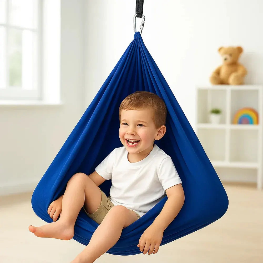 Indoor Cotton Sensory Hammock Swing Therapy Seat for Kids