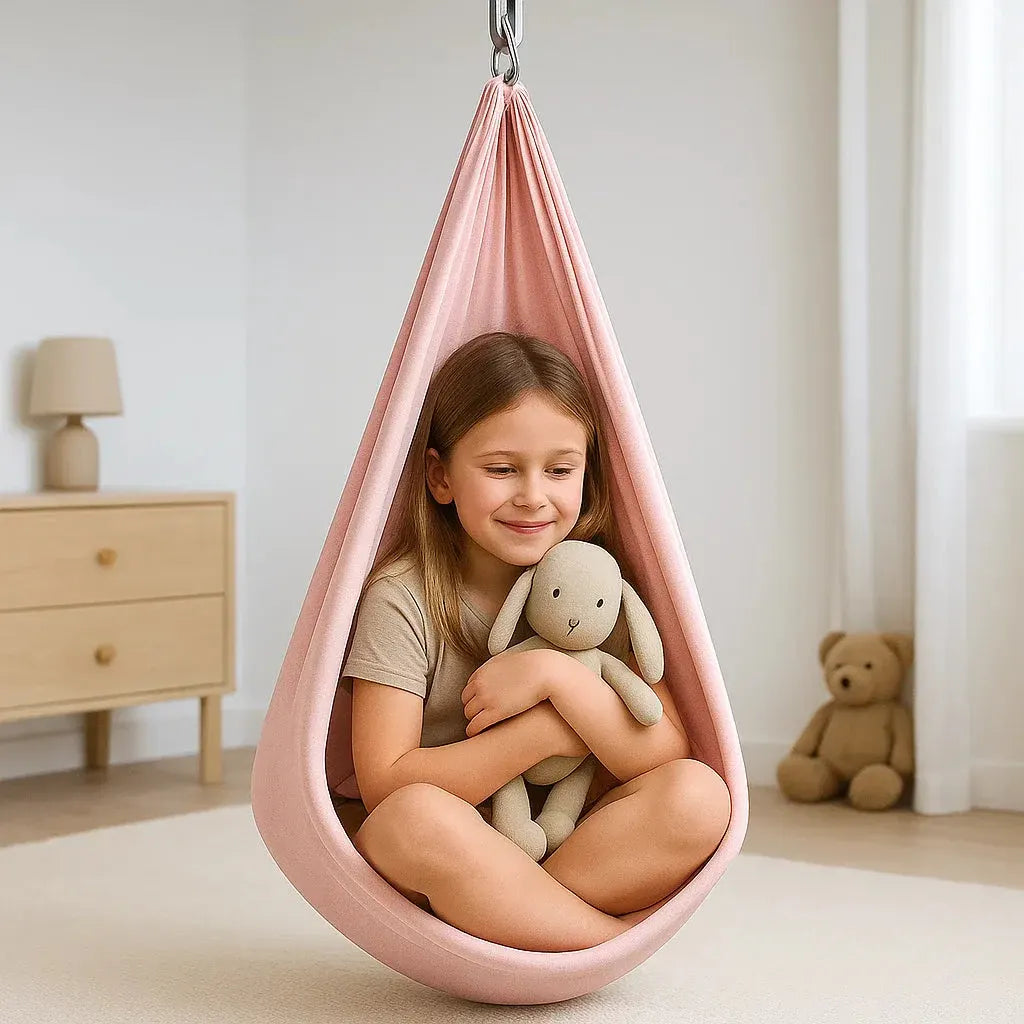 Indoor Hanging Pod Seat for Kids Sensory Swing Therapy